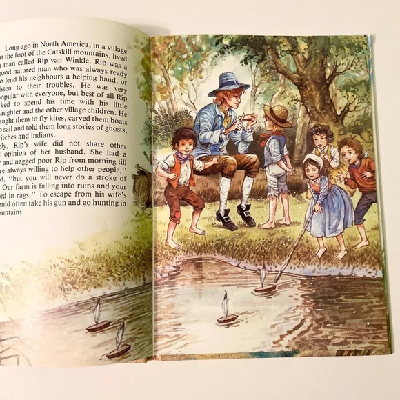 Vintage Rip Van Winkle Peter Haddock John Patience Once Upon a Story Time Series - Picture 9 of 12
